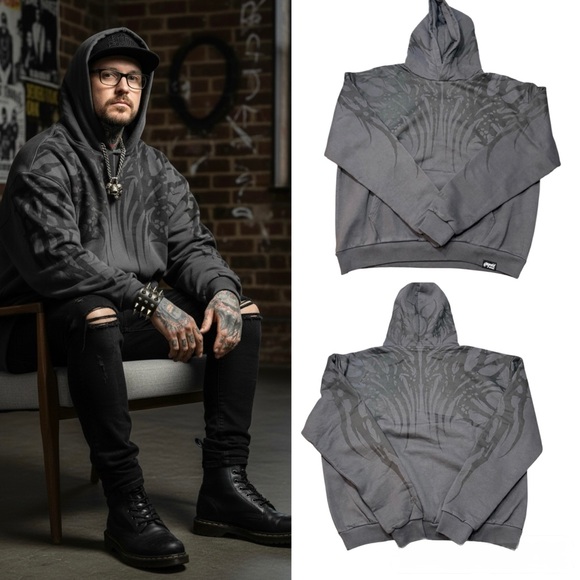 stay cold apparel Other - Stay Cold Apparel NECROBLADE Oversized Hoodie Size Large NWT Sold Out!